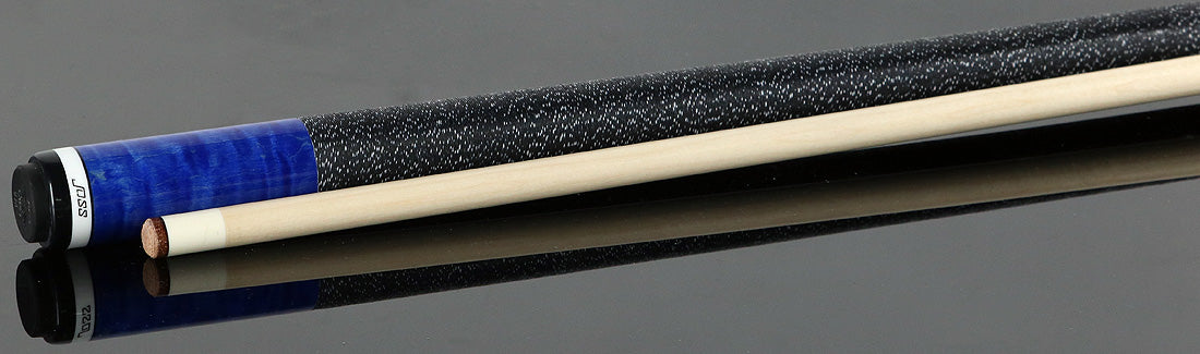 Joss Blue Stained Pool Cue - JC10-01BL
