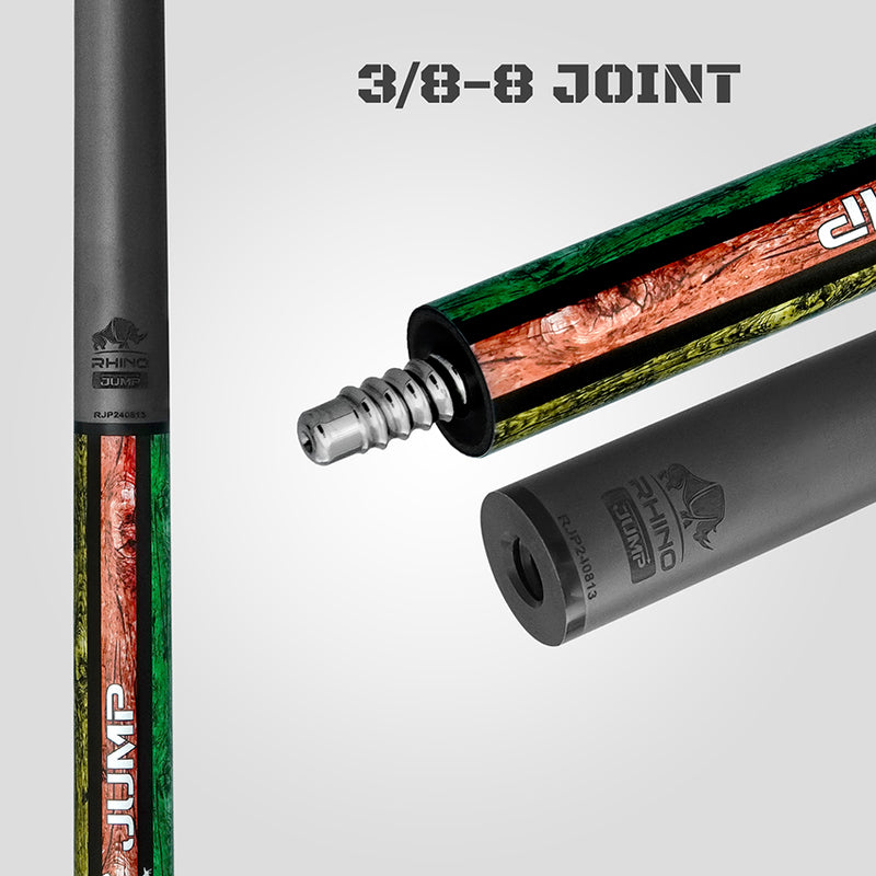 Rhino RCJMPPRK Parkour Carbon Jump Cue - Multicolored