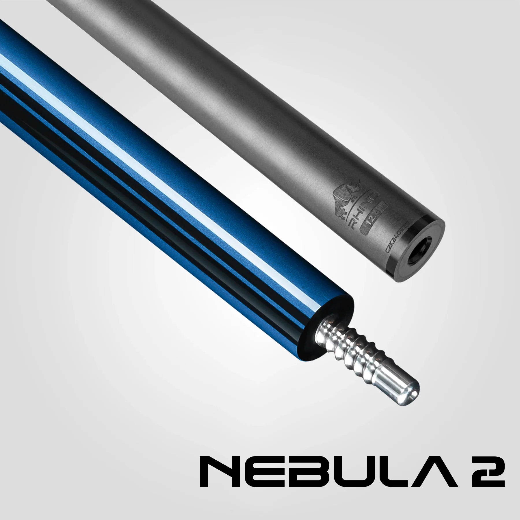 Rhino RCNEB2NWSBL Nebula 2 No Wrap Pool Cue - Sky Blue