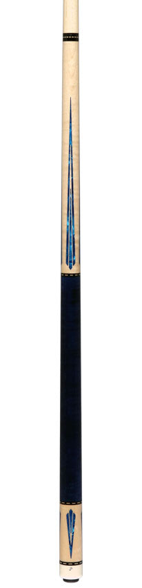 J Pechauer JP07T JP T Series No Wrap Pool Cue - Natural Maple with Blue Points