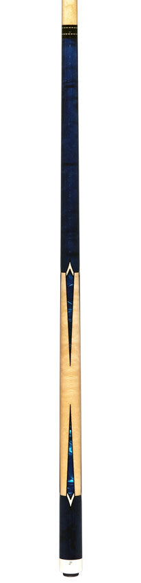 J Pechauer JP13T JP T Series No Wrap Pool Cue - Blue-Stained Maple