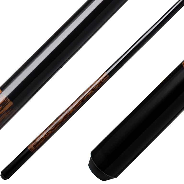 Koda KD20 Pool Cue - Black with Black Palm Graphic