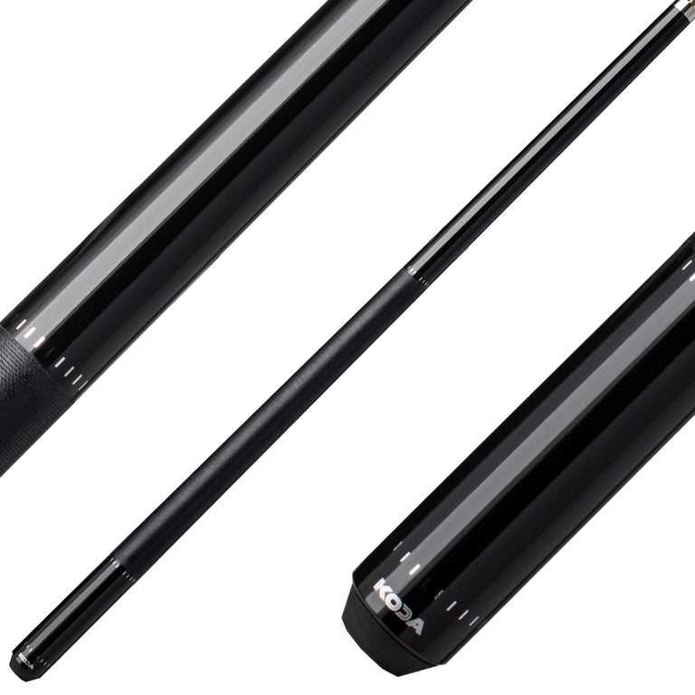Koda KD33 Pool Cue - Ebony Stained Curly Maple with Wrap
