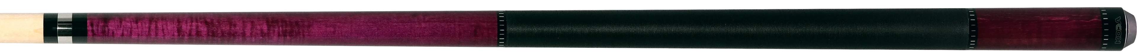 Koda KD35 Pool Cue - Purple Stain with Wrap