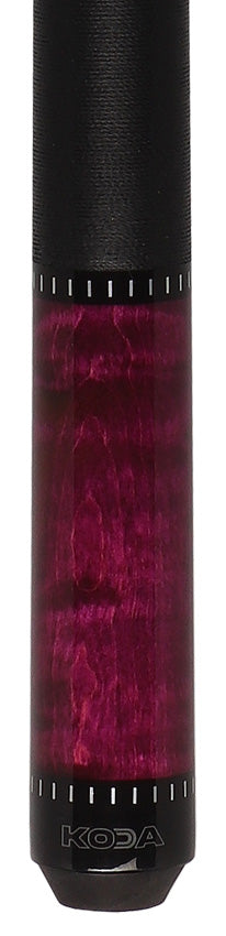 Koda KD35 Pool Cue - Purple Stain with Wrap