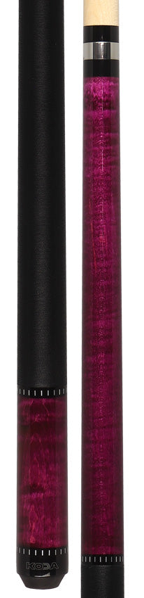 Koda KD35 Pool Cue - Purple Stain with Wrap