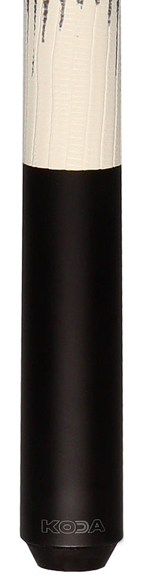 Koda KD40 Pool Cue - Matte Black with Faux Ringtail Lizard Wrap