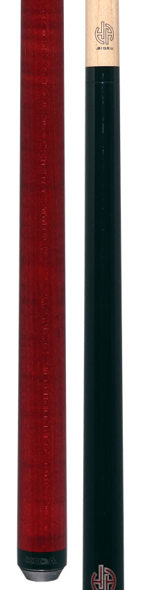 KODA Red Stained Curly Maple Heavy Hitter Break/Jump Cue