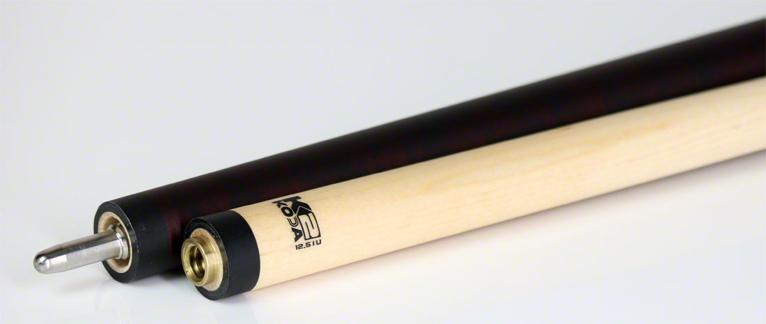 K2 KL103 PoolCue - Matte Burgundy Smoke Graphic with 12.5mm LD Shaft