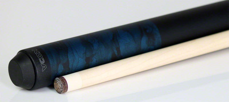 K2 KL104 Pool Cue - Matte Teal Smoke Graphic with 12.5mm LD Shaft