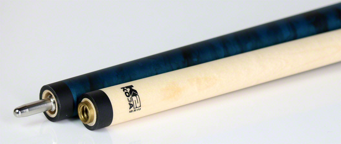 K2 KL104 Pool Cue - Matte Teal Smoke Graphic with 12.5mm LD Shaft