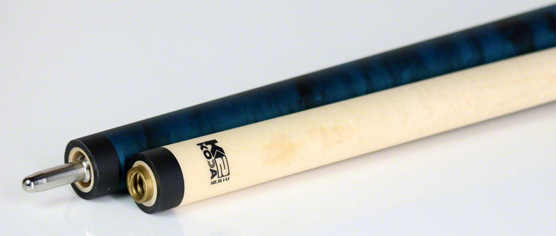 K2 KL104 Pool Cue - Matte Teal Smoke Graphic with 12.5mm LD Shaft