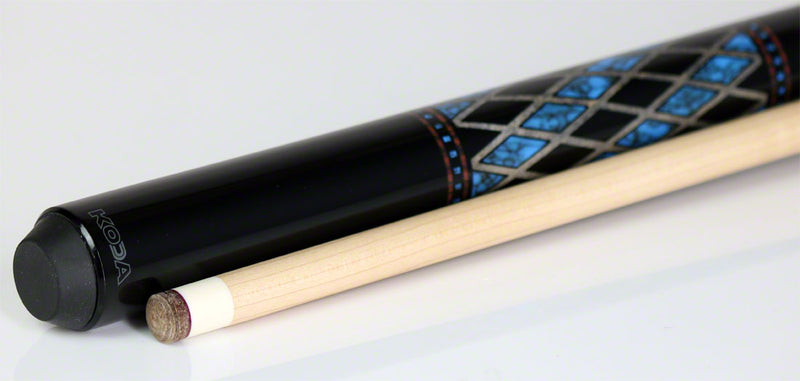 K2 KL115 Pool Cue - Onyx and Blue Recon Graphic with 12.5mm LD Shaft