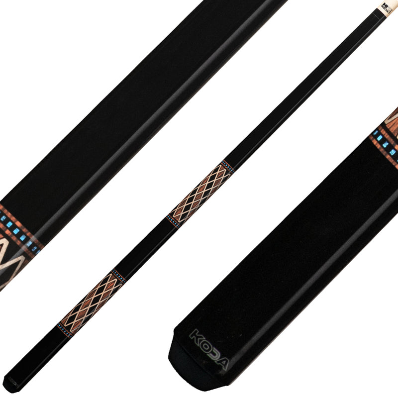K2 KL116 Pool Cue - Onyx and Cocobolo Recon Graphic with 12.5mm LD Shaft