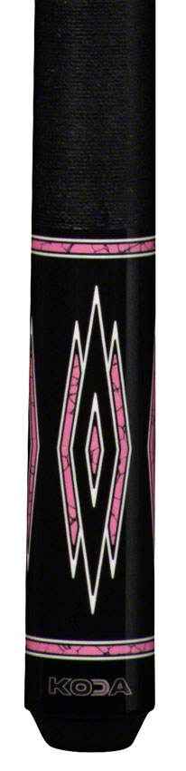 K2 KL140 Pool Cue - Black and Pink Recon Graphic with 12.5mm LD Shaft
