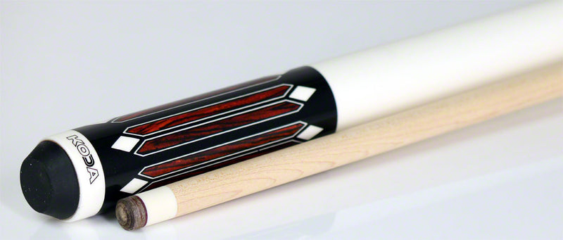 K2 KL161 Pool Cue - 6 Point Cocobolo and Black/White Graphic with 11.75mm LD Shaft