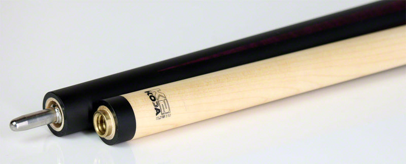 K2 KL170 Pool Cue - 4 Point Matte Black and Purple Graphic with 11.75mm LD Shaft