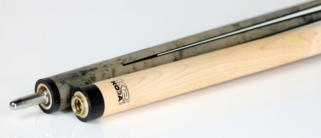 K2 KL192 Pool Cue - Grey/Black/Abalone Graphic with 11.75mm LD Shaft