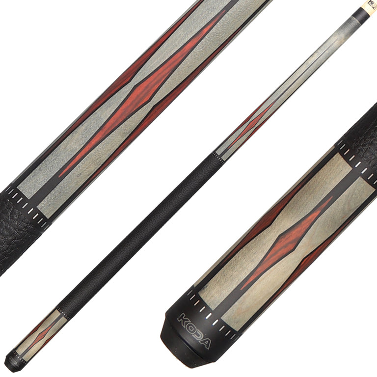 K2 KL193 Play Cue - Grey/Black/Cocobolo Graphic with 12.50mm LD Shaft