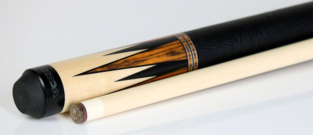 K2 KL194 Pool Cue - 8 Point Bocote and Black Graphic with 12.50mm LD S