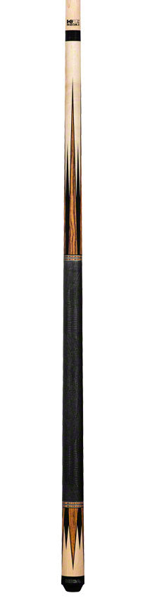 K2 KL194 Pool Cue - 8 Point Bocote and Black Graphic with 12.50mm LD Shaft