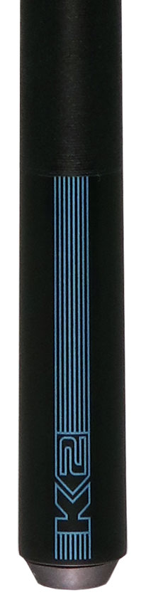 K2 KLB11 Black/Blue Sport Pool Cue with 12.50mm LD Shaft