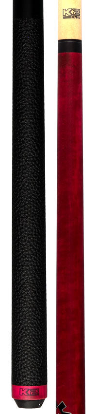 K2 KLSE11 Billiard Cue - Black and Turquoise Design