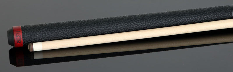 K2 KLCRD Pool Cue with Leather Wrap - Matte Red-Stained Maple with 12.50mm LD Shaft