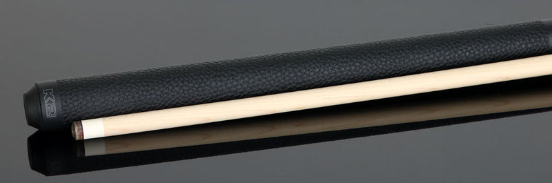 K2 KLCWH Pool Cue with Leather Wrap - Matte White with 11.75mm LD Shaft