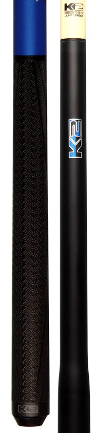 K2 KLJBBL 5 in 1 Break/Jump Cue - Blue with Sport Grip Wrap