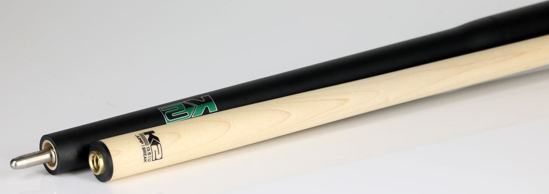 K2 KLJBGN 5 in 1 Break/Jump Cue - Green with Sport Grip Wrap
