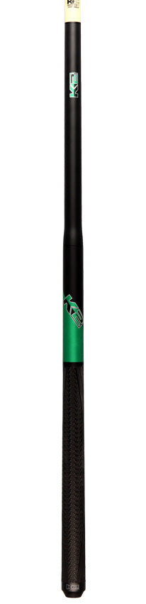 K2 KLJBGN 5 in 1 Break/Jump Cue - Green with Sport Grip Wrap