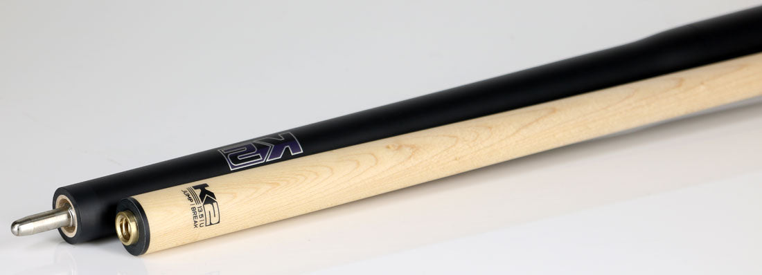 K2 KLJBPL 5 in 1 Break/Jump Cue - Purple with Sport Grip Wrap