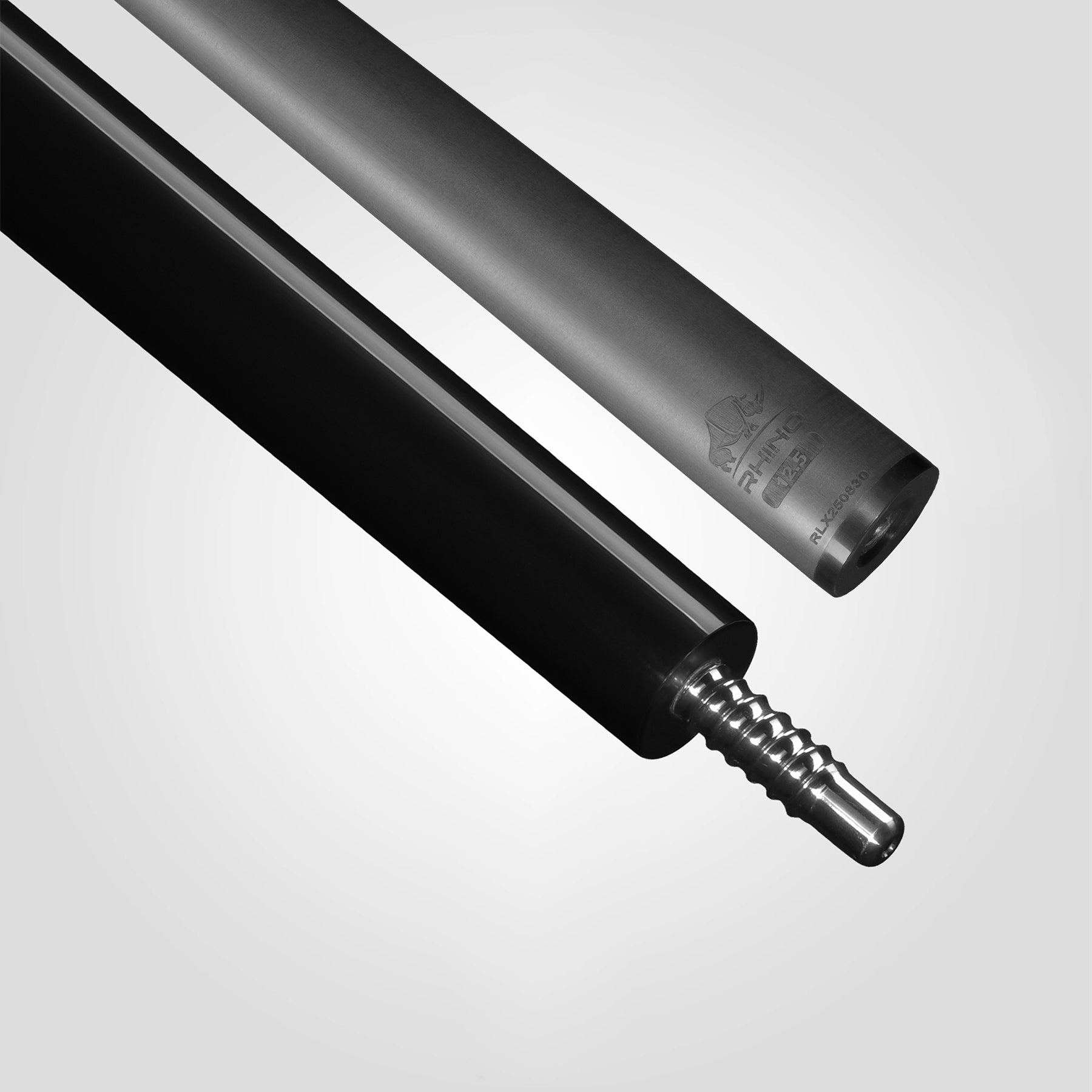 Rhino RCLUMNWBK125 Luminax Series No Wrap Pool Stick - Jet Black
