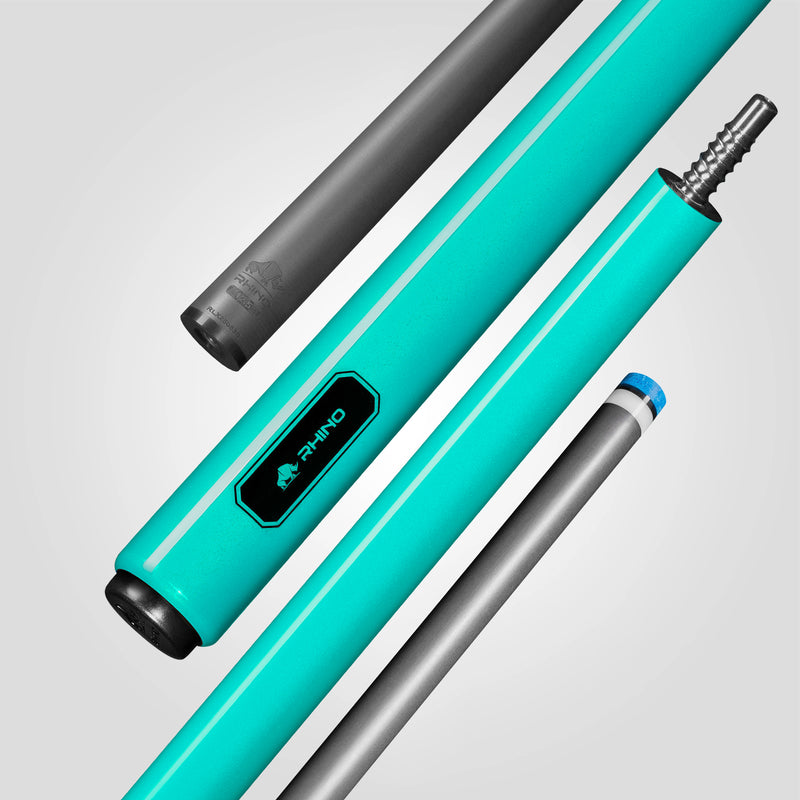 Rhino RCLUMNWTUR125 Luminax Series No Wrap Pool Stick - Tropical Turquoise
