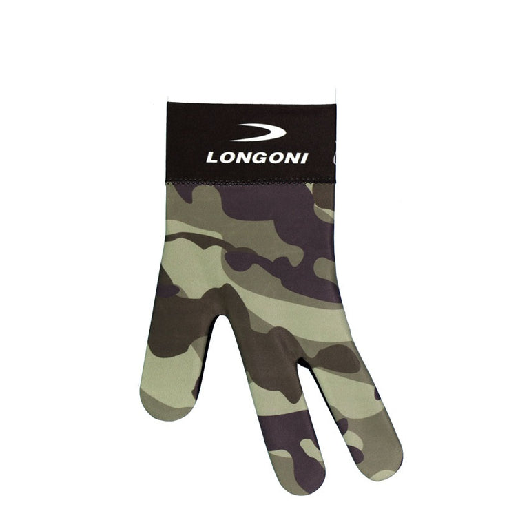 Longoni Left Hand Billiard Glove - Military Camo