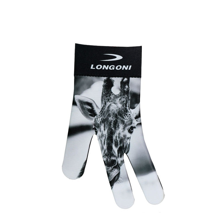 Longoni Left Hand Billiard Glove - Giraffe