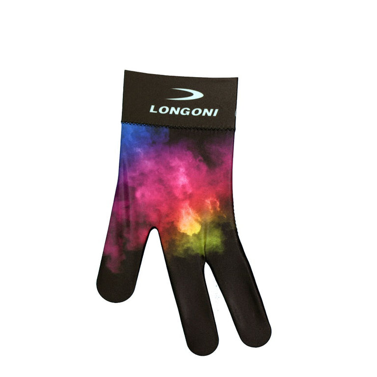 Longoni Left Hand Billiard Glove - Explosion Smoke