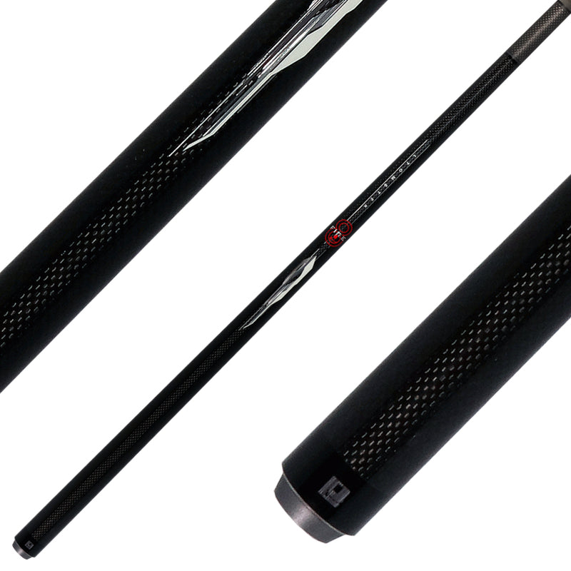 Little Monster LMBRK89NW3KBK 3K Black Carbon Weave Break Cue with Carbon Fiber Shaft