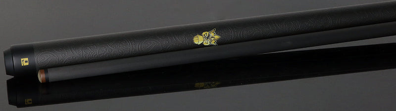 Little Monster Black Egg Textured No Wrap Break/Jump Cue with Carbon Fiber Shaft