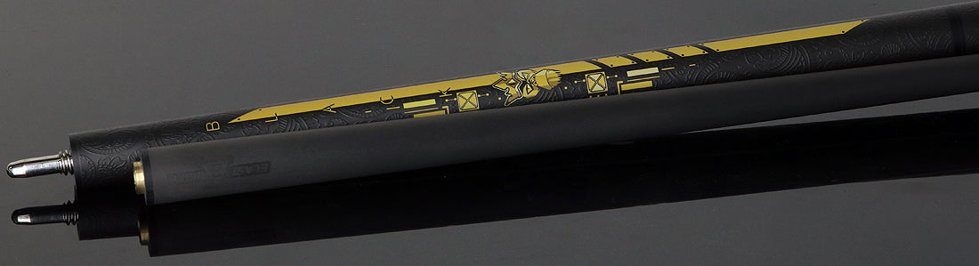 Little Monster Black Egg Textured No Wrap Break/Jump Cue with Carbon Fiber Shaft