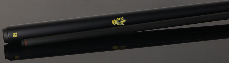 Little Monster LMBRKJMPNWBKEGG No Wrap Break/Jump Cue with Carbon Fiber Shaft - Black Egg