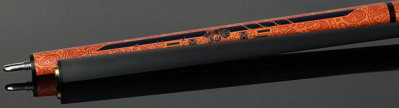 Little Monster Orange Egg Textured No Wrap Break/Jump Cue with Carbon Fiber Shaft