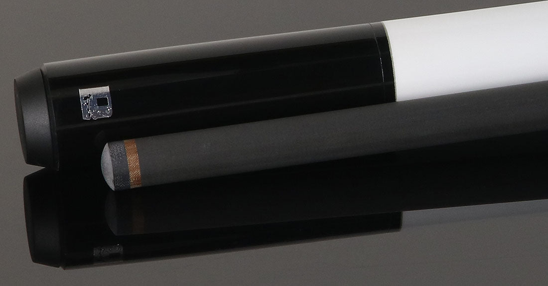 Little Monster LMJC3PWH 3 Piece Jump Cue with Carbon Fiber Shaft - Electro-Optic White