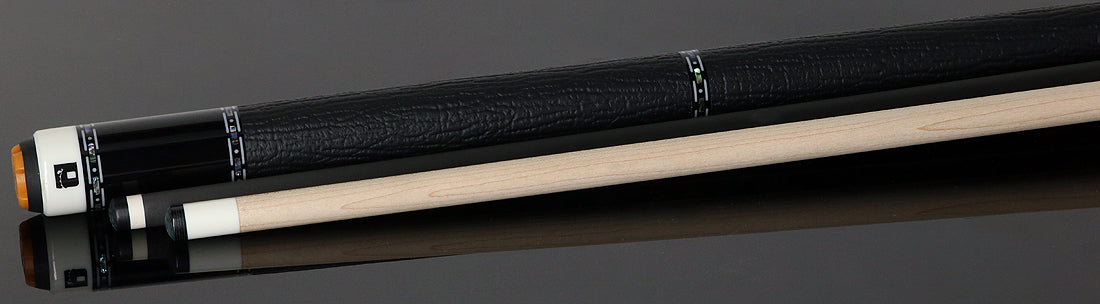 Little Monster Midnight Storm Play Cue with Carbon Shaft, Wood Shaft and 2x2 Case