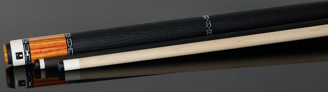 Little Monster Lightening Storm Play Cue with Carbon Shaft, Wood Shaft and 2x2 Case