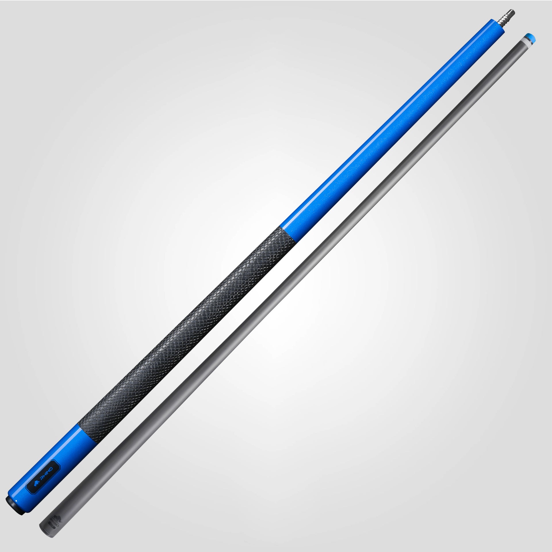 Rhino RCLUMSWOBL125 Luminax Series Pool Stick with Sport Wrap - Ocean Blue