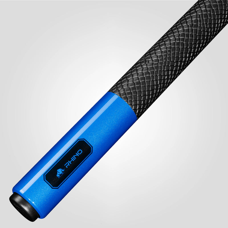 Rhino RCLUMSWOBL125 Luminax Series Pool Stick with Sport Wrap - Ocean Blue
