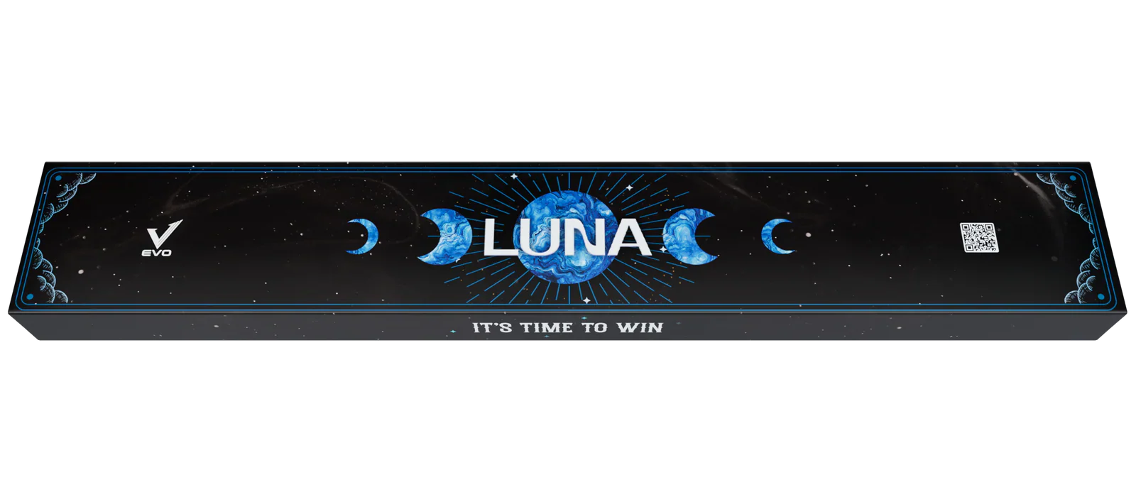 EVO Luna Sapphire Gate Leather Wrap Pool Cue Maxbing Edition