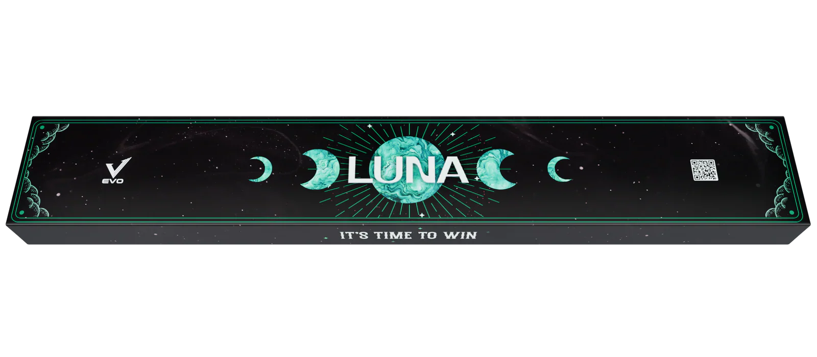 EVO Luna Malachite Eclipse Leather Wrap Pool Cue Maxbing Edition
